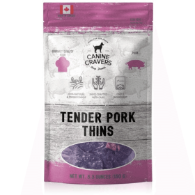 Tender Pork Thins - Premium All-Natural Dog Treats