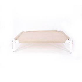 Luxury Pet Haven: The Ultimate Camp Bed For Your Furry Friend (Color: Khaki, size: S)
