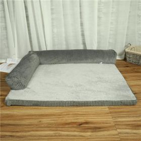 Cozycord Pet Lounger (Style-Size: Bilateral-S, Color: Grey)