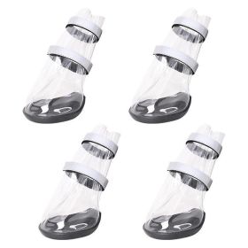 Waterproof Shoes For Pets Splash Proof (Color: Black, size: L)