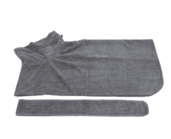 Super Absorbent Pet Bathrobe: Quick-Drying Comfort For Your Furry Friend (Color: Grey, size: 3XL)