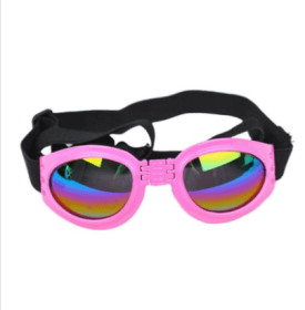 Foldable Aquashield Dog Sunglasses (Color: Pink)